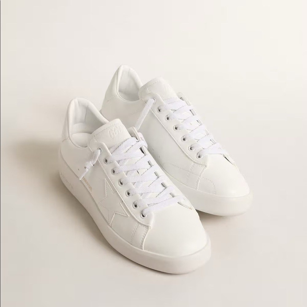Golden Goose White Pure Star Sneakers